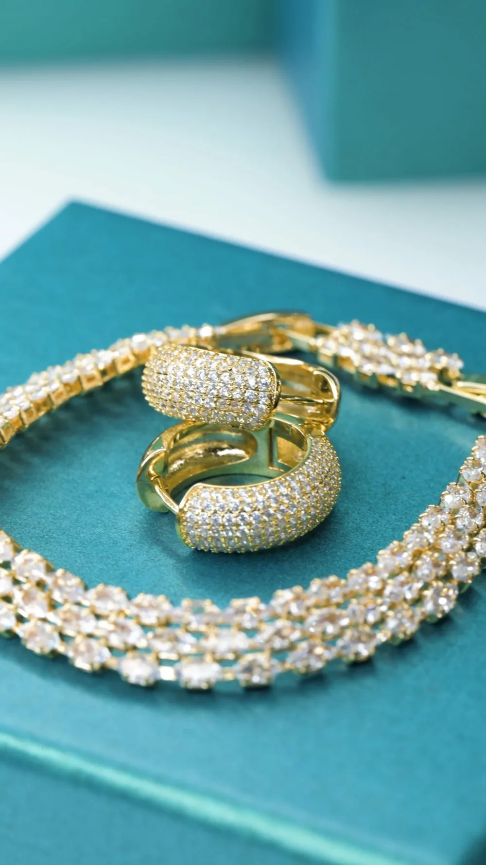 Tennis Bracelet White Sapphire Gold S/ Silver 18Κ ΚΩΔ 6062 Olga Kosmima - Image 5
