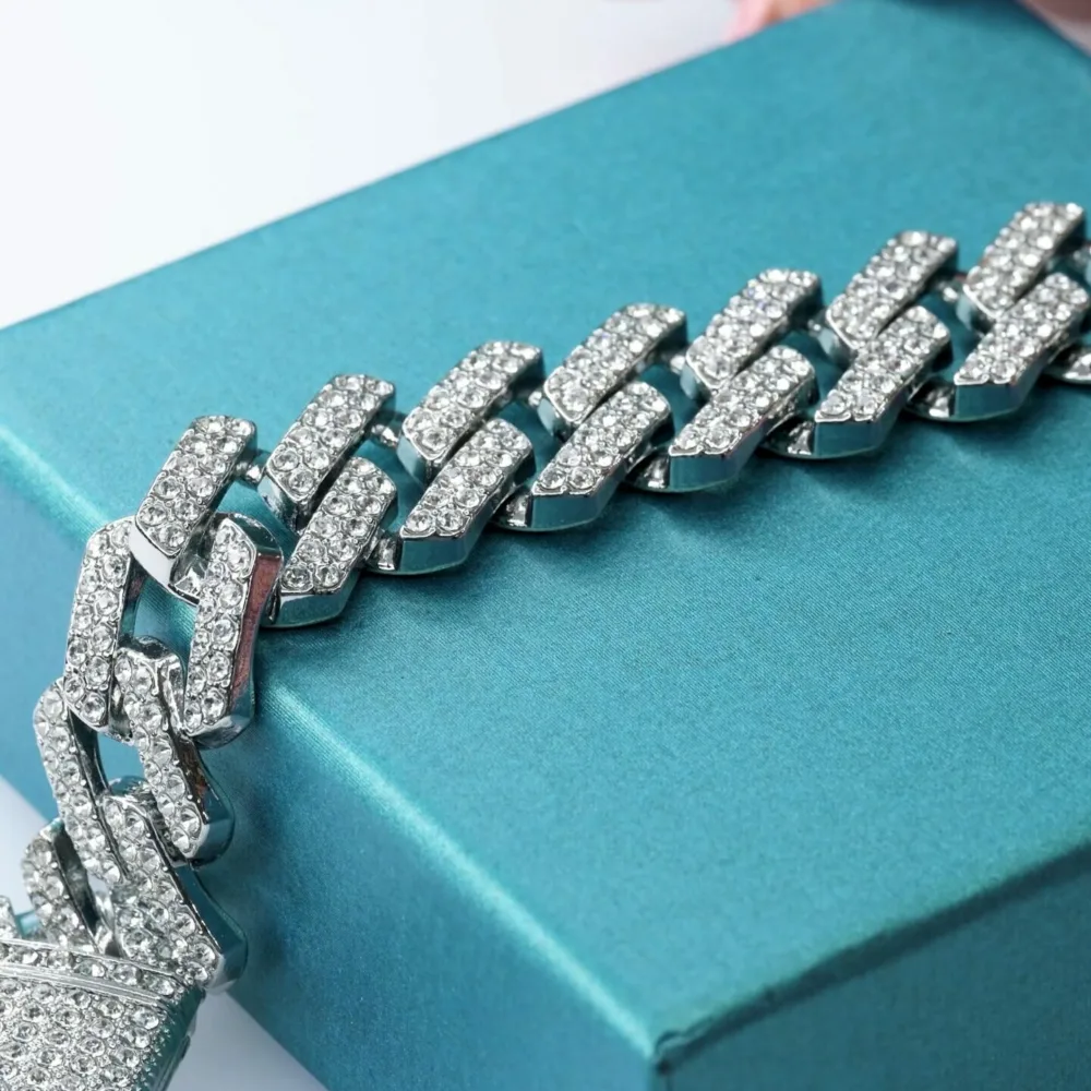 Miami Cuban Link Bracelet ΚΩΔ 6077 Olga Kosmima - Image 1