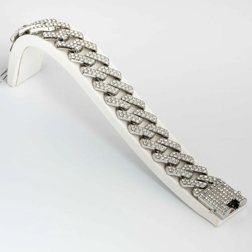 Miami Cuban Link Bracelet ΚΩΔ 6077 Olga Kosmima - Image 2