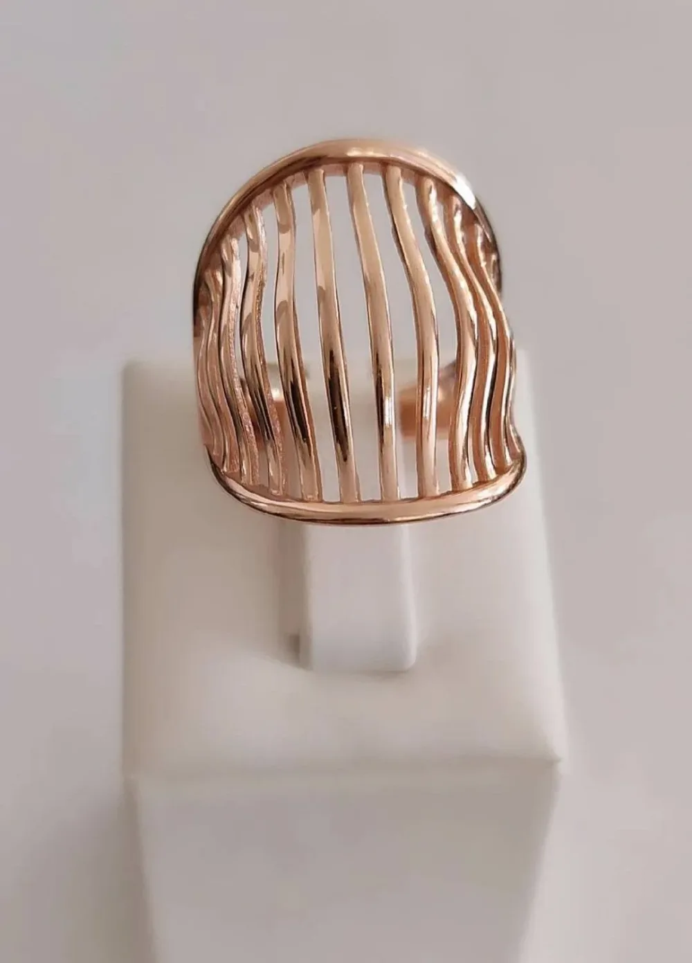 Γυναικείο Δαχτυλίδι Ασήμι 925 Rose Gold ΚΩΔ 2028 Olga Kosmima - Image 2