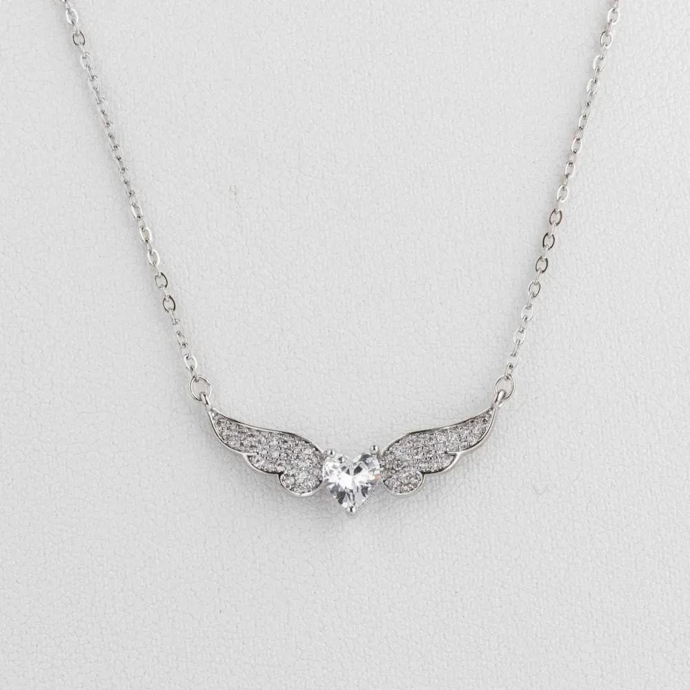 Necklace Large Angel Wings ΚΩΔ 4039 Olga Kosmima - Image 1