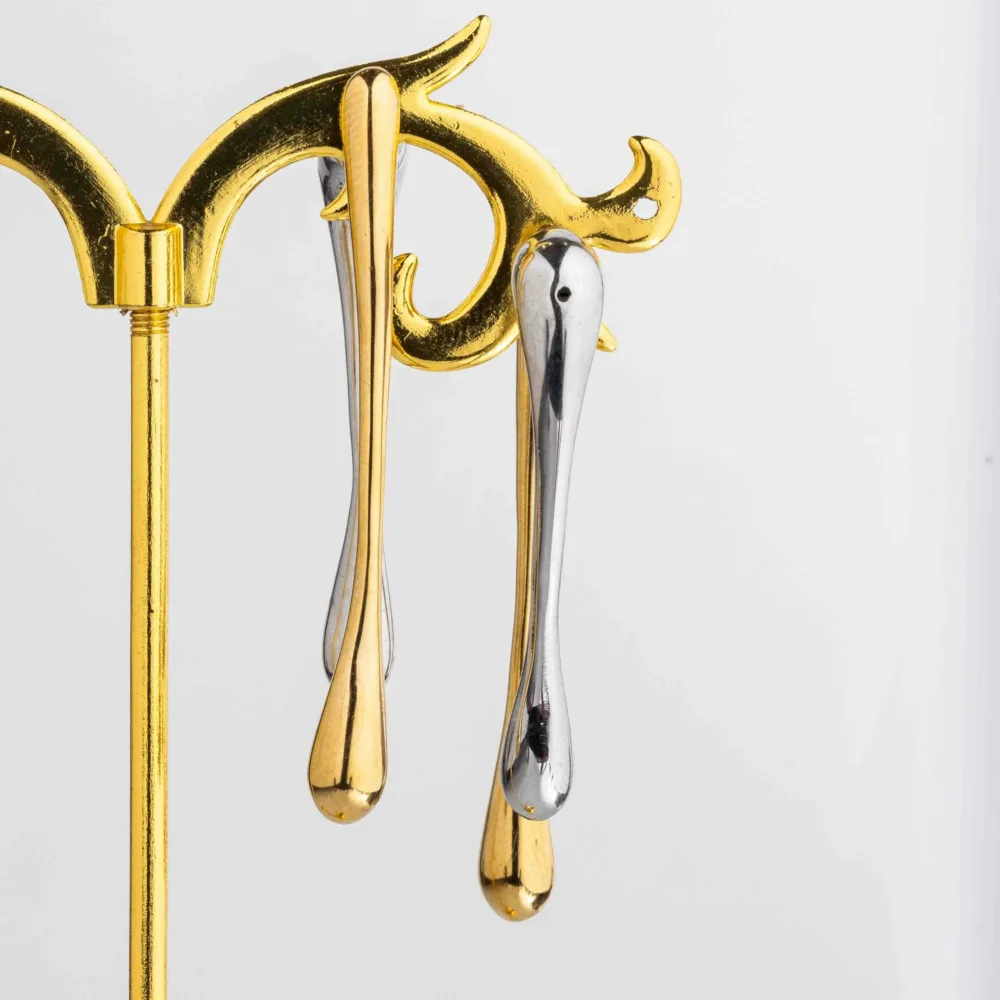 Σκουλαρίκια Hoop από Ατσάλι S/ Steel ΚΩΔ 1138 Olga Kosmima - Image 1