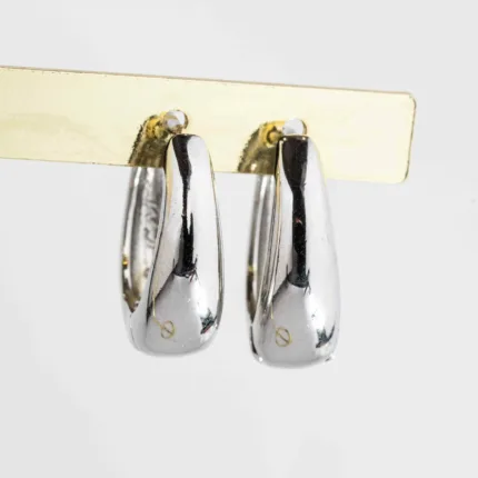Κλασσικά Σκουλαρίκια Hoop S/ Steel ΚΩΔ 1149 Olga Kosmima