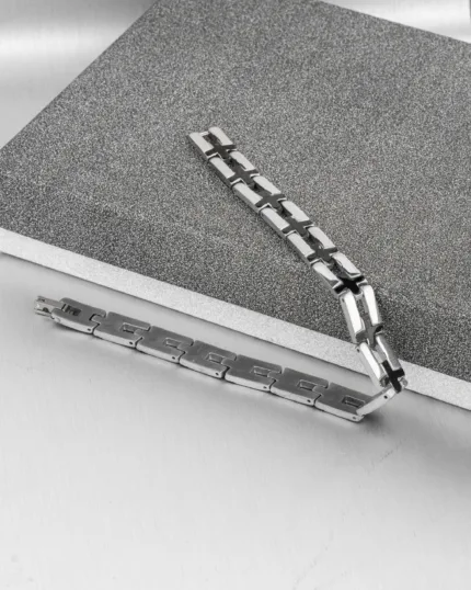 Κλασσικό Ανδρικό Βραχιόλι Ατσάλι Stainless Steel ΚΩΔ 6002 Olga Kosmima
