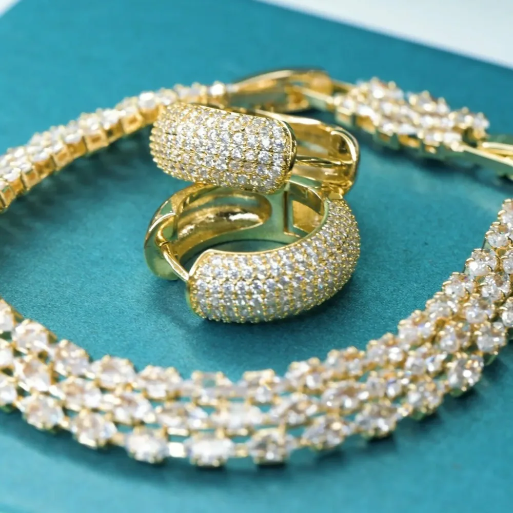 Hoop Earrings Gold S/ Silver 18K ΚΩΔ 1163 Olga Kosmima - Image 1