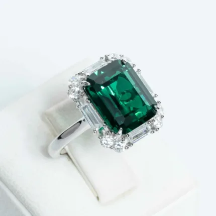 Timeless Green Emerald Ring S/ Silver ΚΩΔ 2850 OlgaKosmima