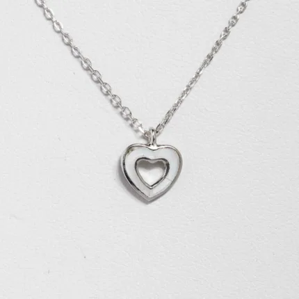 Heart Necklace S/ Silver ΚΩΔ 4350 OlgaKosmima