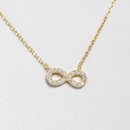 Infinity Necklace S/ Silver ΚΩΔ 4347 OlgaKosmima