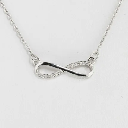 Infinity Necklace S/ Silver ΚΩΔ 4074 Olga Kosmima