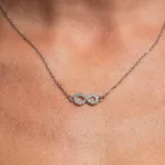 Infinity Necklace S/ Silver ΚΩΔ 4071 Olga Kosmima - Image 3