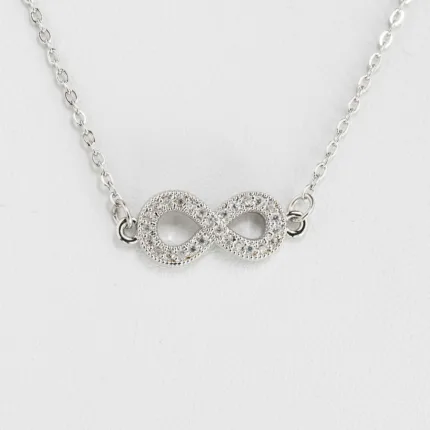 Infinity Necklace S/ Silver ΚΩΔ 4071 Olga Kosmima
