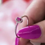 Crimson Halo Elegance Ring S/ Silver ΚΩΔ 2504 OlgaKosmima - Image 3